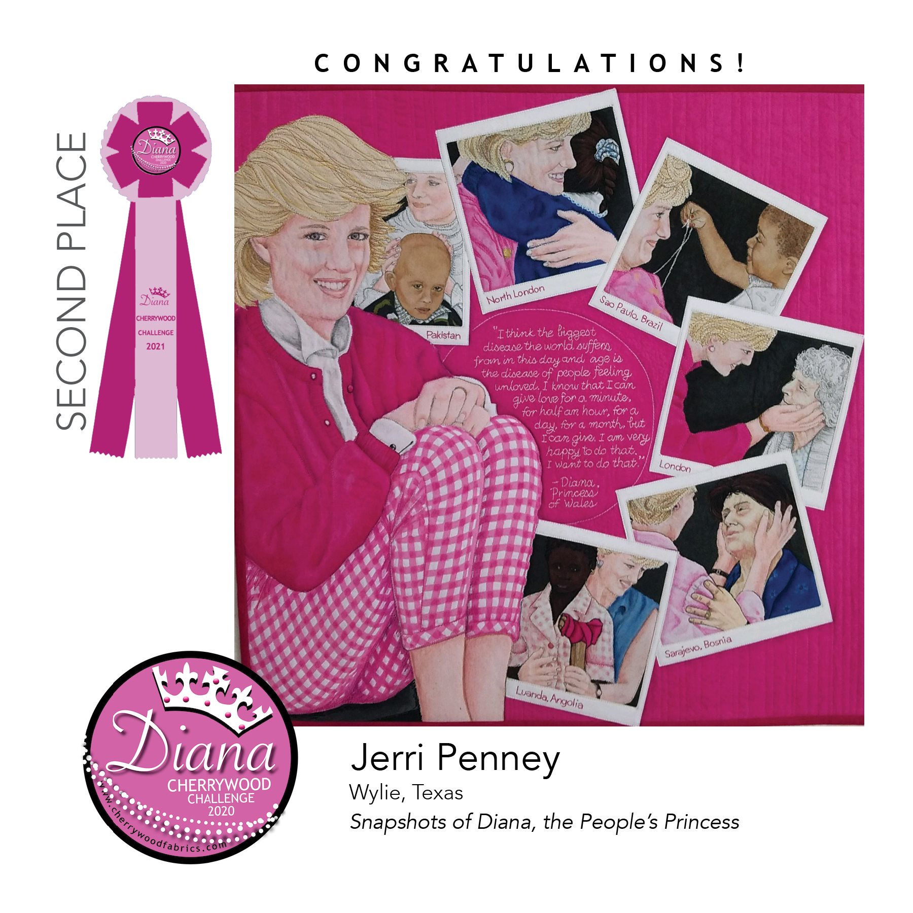 diana cherrywood challenge second place