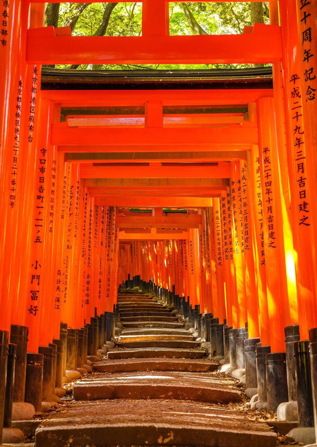 susan cleveland japan trip orange arches