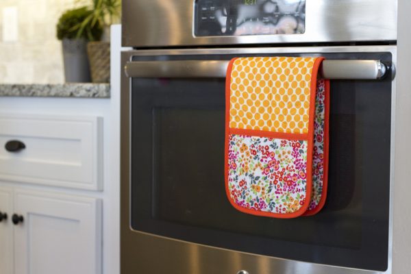 weallsew double pot holder with hand pockets