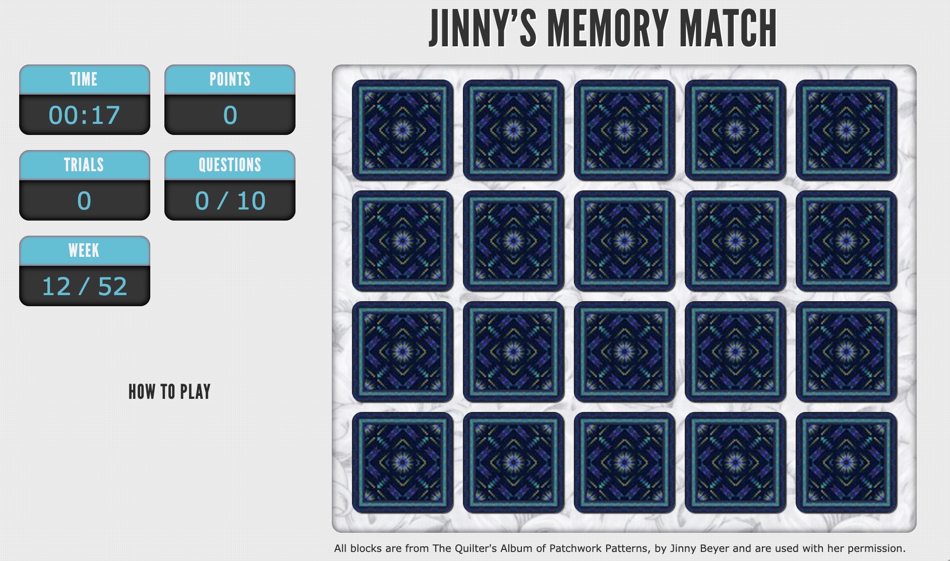 jinny memory match game 11