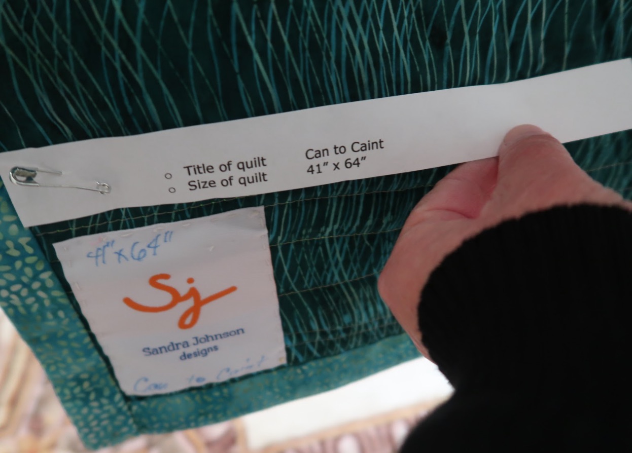 cantocaintbysandrajohnson label
