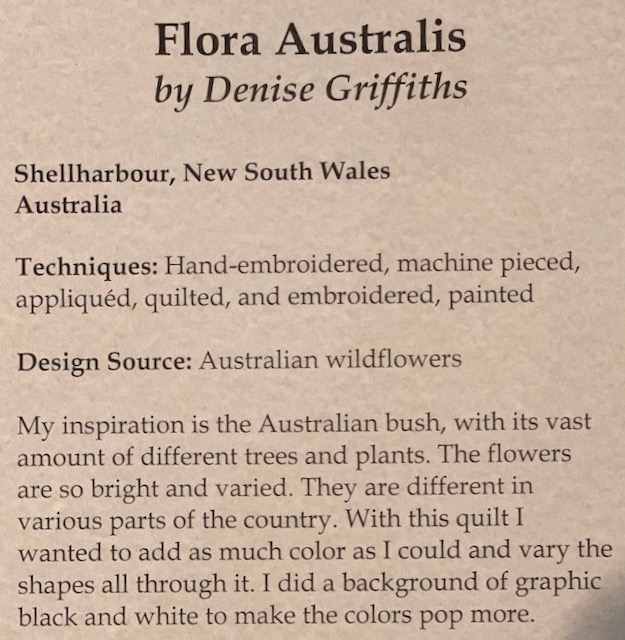 flora australis denise griffiths sign