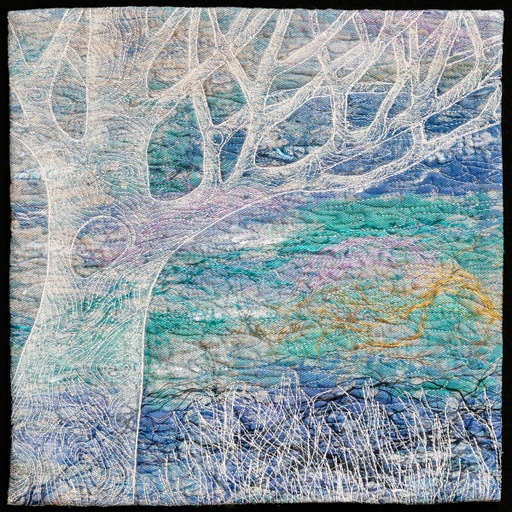 white tree trunks noriko endo