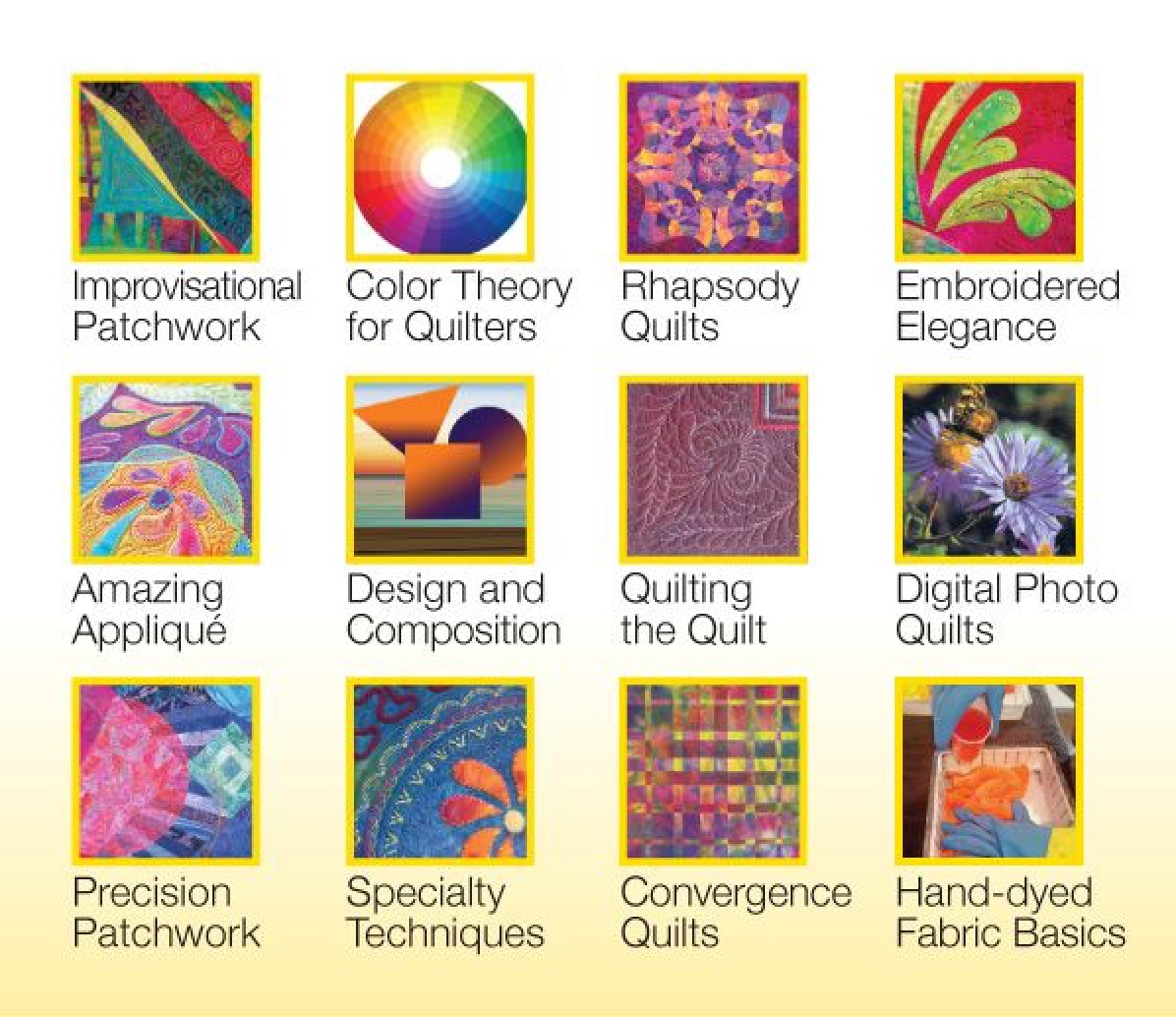 Ricky Tims Virtual Quilt Luminarium 2021 Topics New