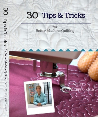 30 Tips and Tricks for Better Machine Quilting with Cindy Seitz-Krug