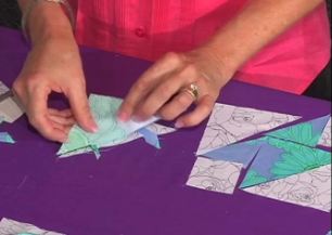 Postage Stamp Basket Quilt Block