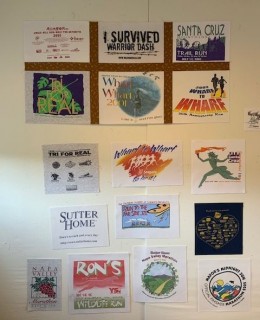 Anna's layout of her cousin's tee shirt quilt