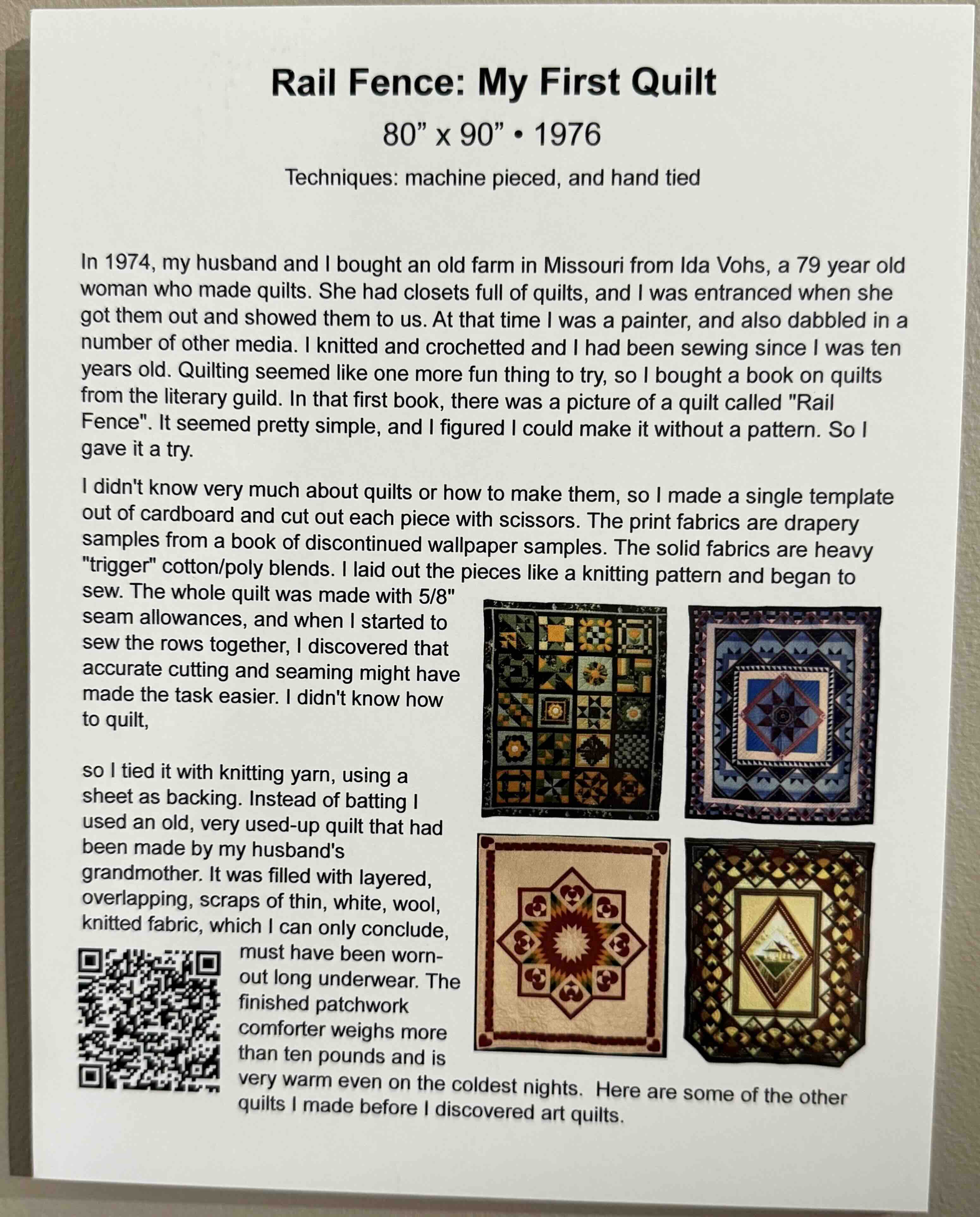 rail-fence-my-first-quilt-caryl-bryer-fallert-gentry-sign.jpeg