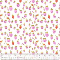 Heather Ross 20th Anniversary Strawberry 37024A-2 Lilac for Windham Fabrics - By The Yard