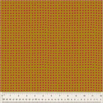 Ruby and Bee Blenders Heather Ross Dots 54417-31 Turmeric/Dragonfruit for Windham Fabrics - By The Yard
