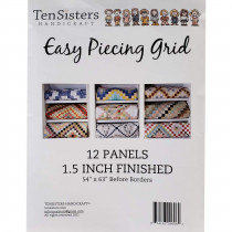 Easy Piecing Grid 1 1/2 Inch Finished