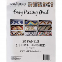 Easy Piecing Grid 1 1/2 Inch Finished