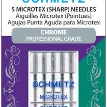 Microtex Chrome Sewing Needles By Schmetz Size 70/10