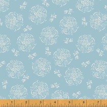 Willow 52570-5 Circle Of Flowers Powder Blue