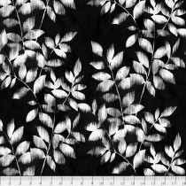 108 Inch Quilt Back By The Yard - Arboretum Brushy Vines PNBARBW-5665-KW Black by P&B Textiles