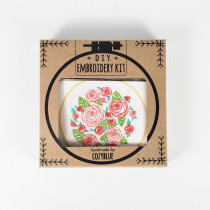 Coming Up Roses Embroidery Kit 