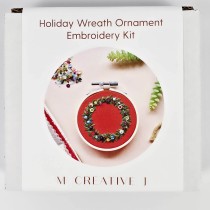 Holiday Wreath Embroidery kit by MCreativeJ
