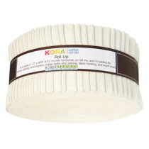 White Kona Cotton Roll-Up