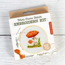 Tiny Mushroom Cross Stitch Kit