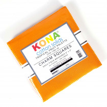 Kona Cotton Solids 5 inch squares pack - Tropical Fruit Palette