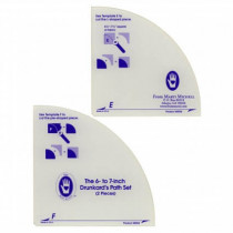 Perfect Patchwork Templates Large Drunkards Path Set