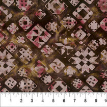 Quilt Inspired Borders Quilt Block Toss 80918-36 Mocha