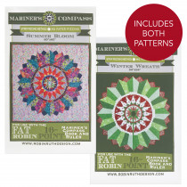 Summer Bloom | Winter Wreath by Robin Long PRINTED PATTERN