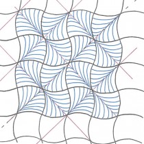 Ultimate Background Stencil - Twisted Clams